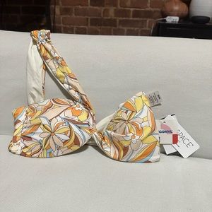 NWT L*SPACE Mick Bikini Top Size M